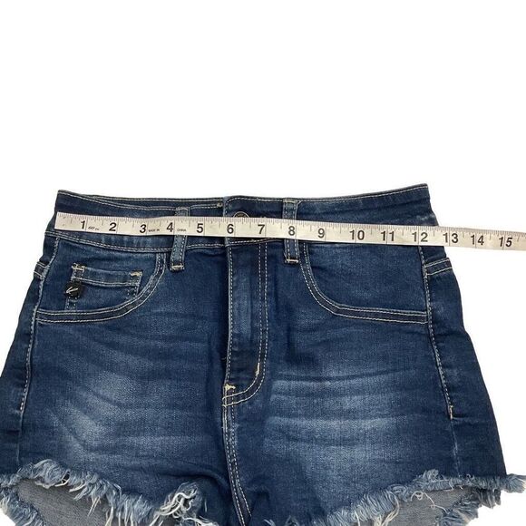 kan Can high rise Denim Shorts Women's/Juniors Sz 3 frayed Hem - Picture 4 of 6